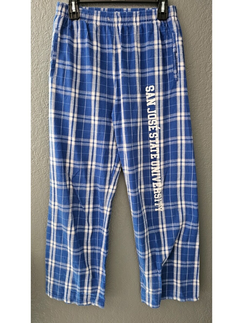 Women's Boxercraft San Jose State University Pajama Bottom Pants Size Small Blue